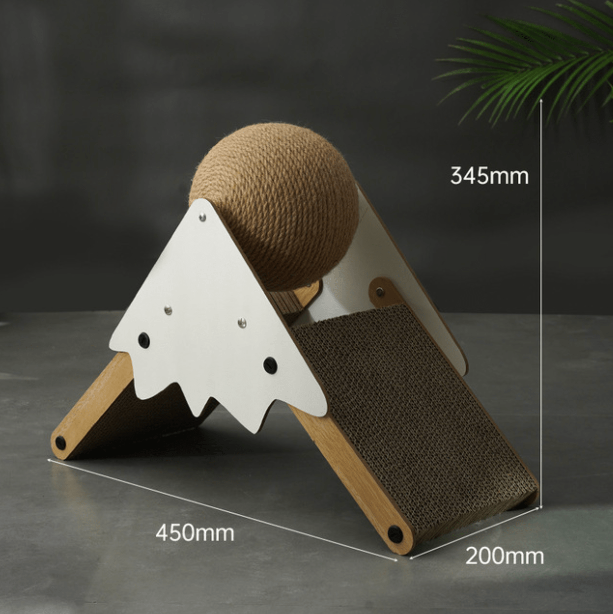 Balle à gratter pour chat en corde de sisal