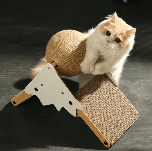 Balle à gratter pour chat en corde de sisal