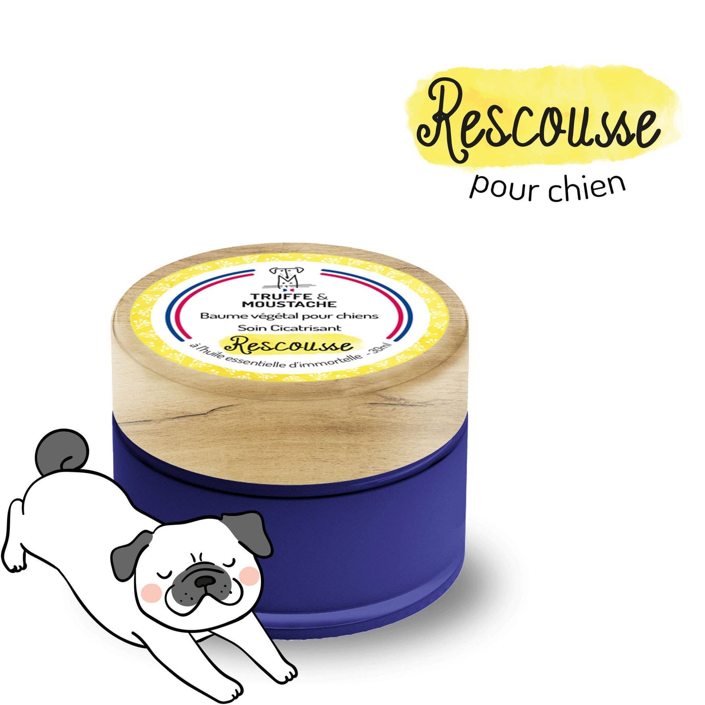 Baume de Soin Cicatrisant pour chien, "Rescousse"