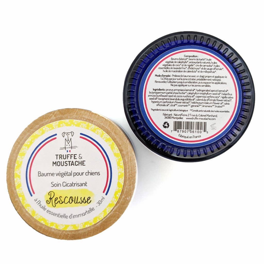 Baume de Soin Cicatrisant pour chien, "Rescousse"
