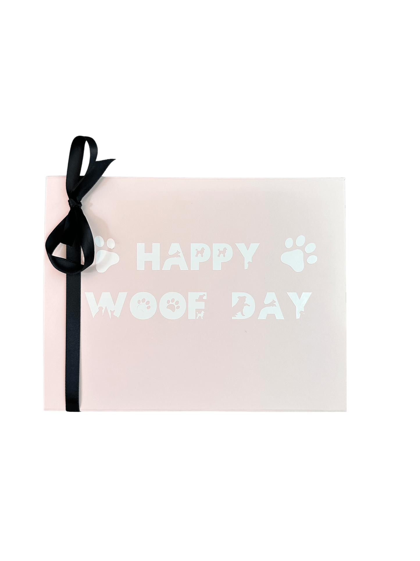 Boîte d'anniversaire pour petite fille et chienne, prête pour la vente au détail