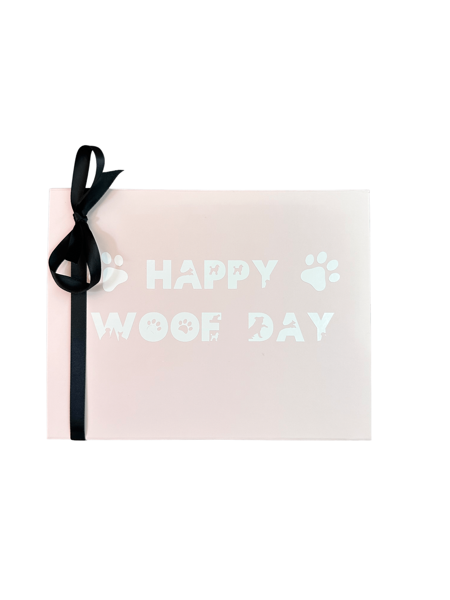 Boîte d'anniversaire pour petite fille et chienne, prête pour la vente au détail