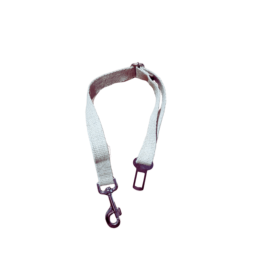 Ceinture de sécurité pour chien ou chat en chanvre naturel