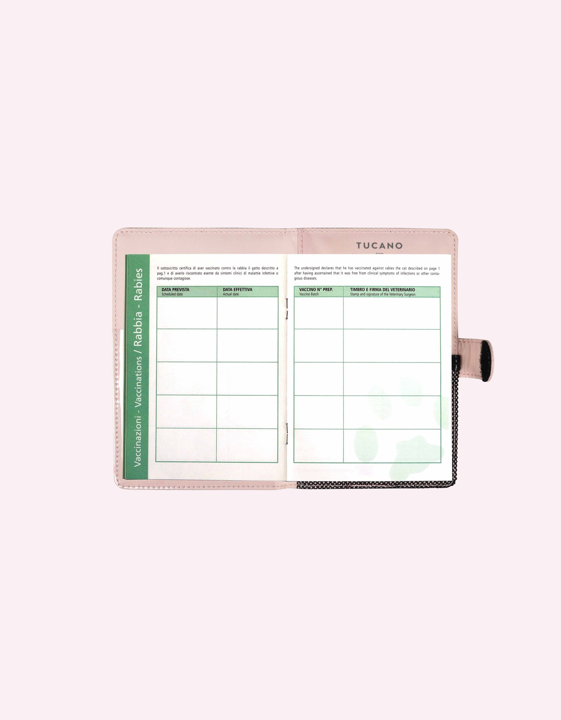 Etui à passeport avec 2 poches intérieures - écologique