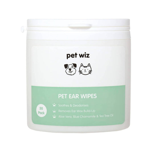 Santé et hygiène Lingettes auriculaires pour chiens et chats. Nettoyez, apaisez et désodorisez.