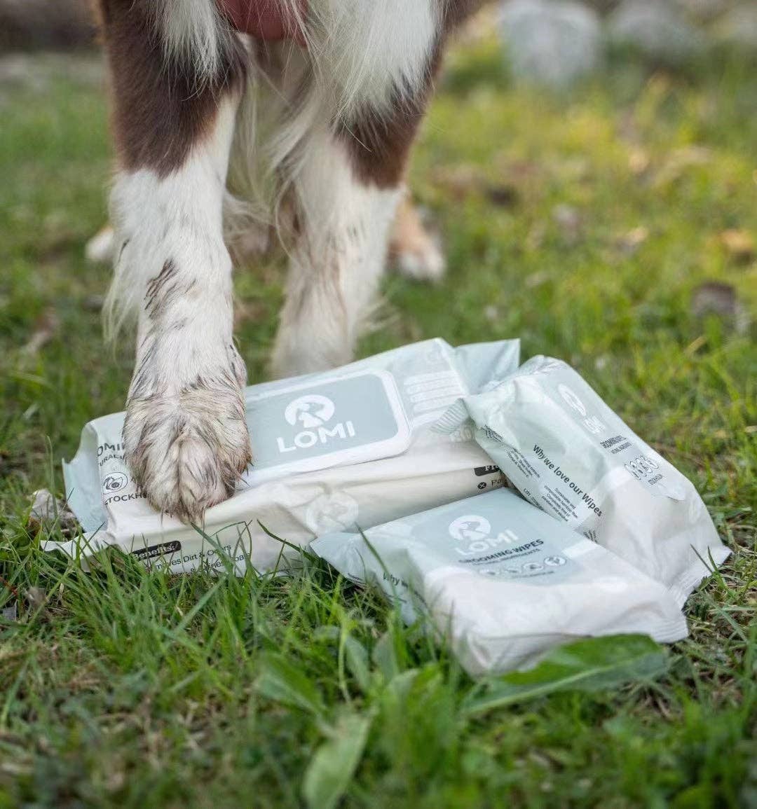 LINGETTES HUMIDES COMPOSTABLES DE QUALITÉ SUPÉRIEURE POUR CHIENS ET CHATS