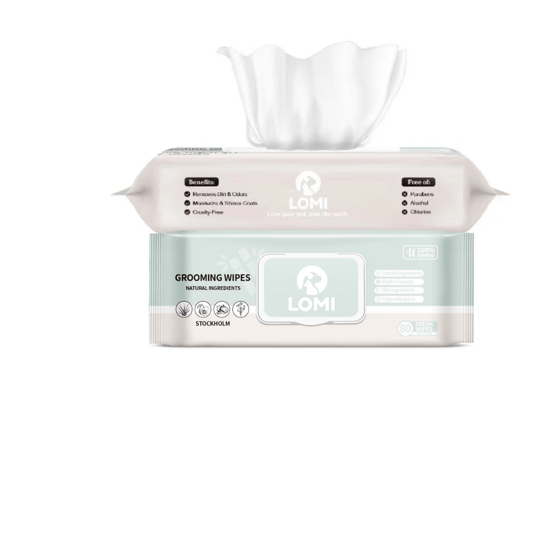 LINGETTES HUMIDES COMPOSTABLES DE QUALITÉ SUPÉRIEURE POUR CHIENS ET CHATS