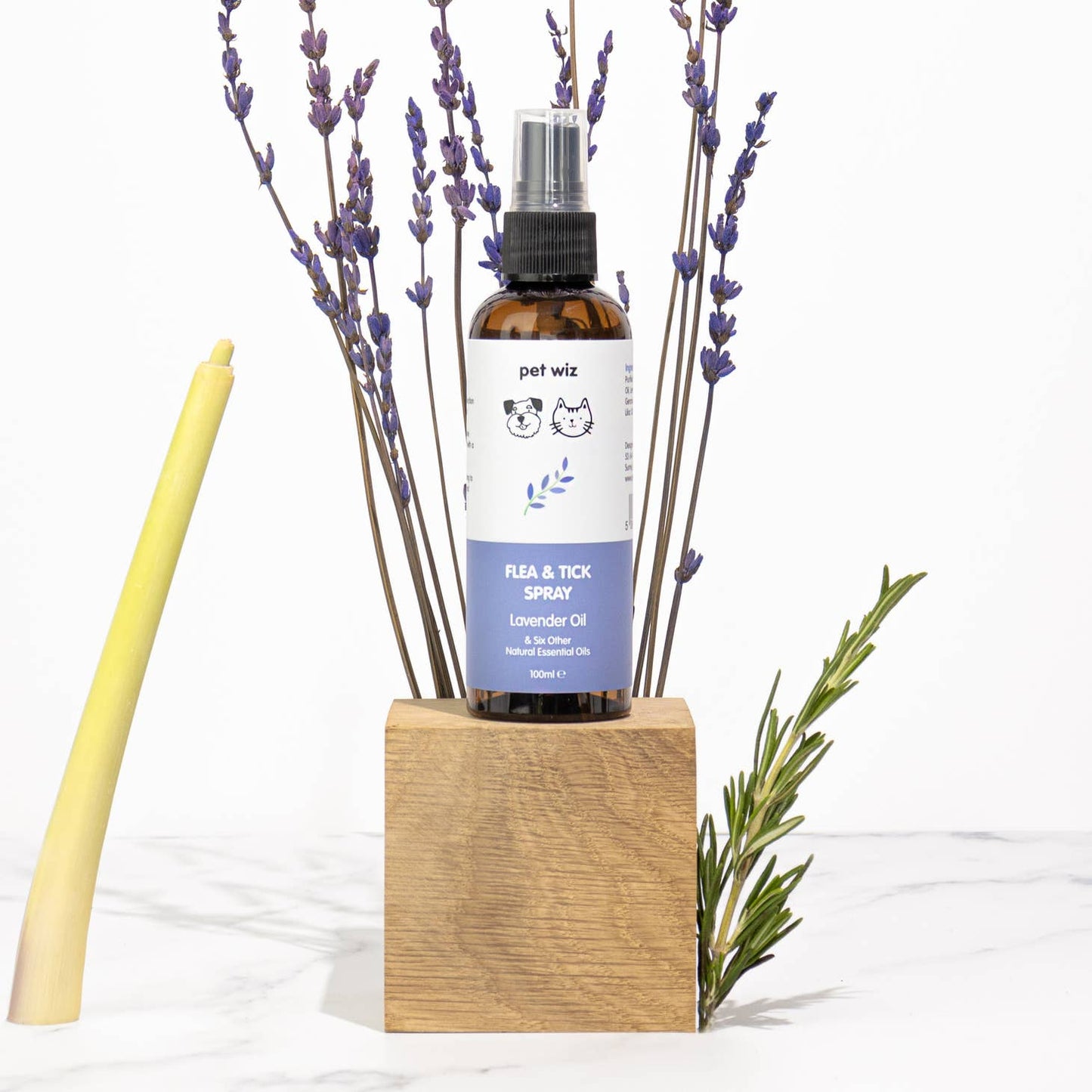 Santé et hygiène Spray bio contre les puces et les tiques pour chiens et chats