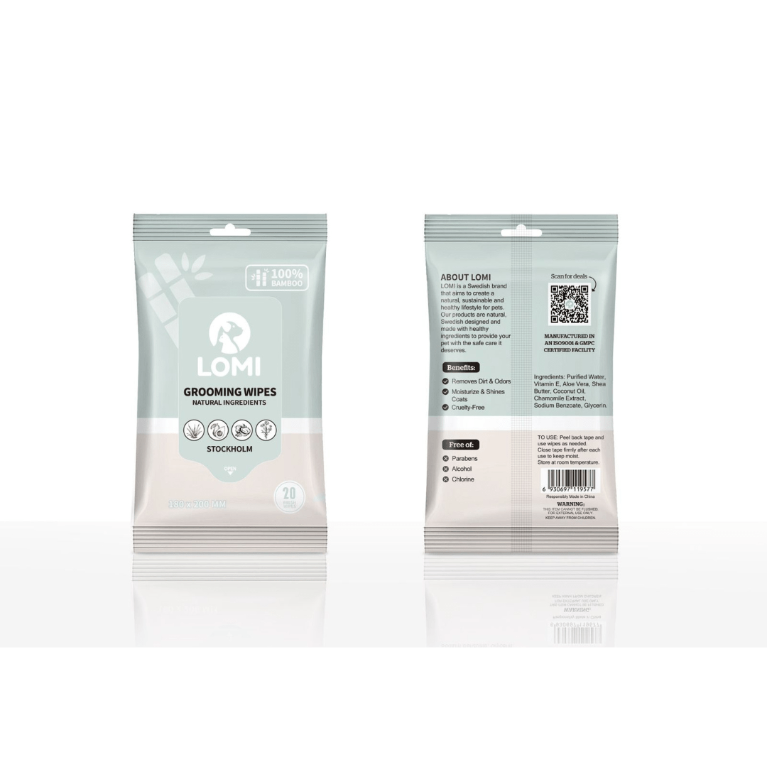 SWIPE, SHINE & GO - LINGETTES DE TOILETTAGE - PETIT FORMAT POUR TRANSPORT