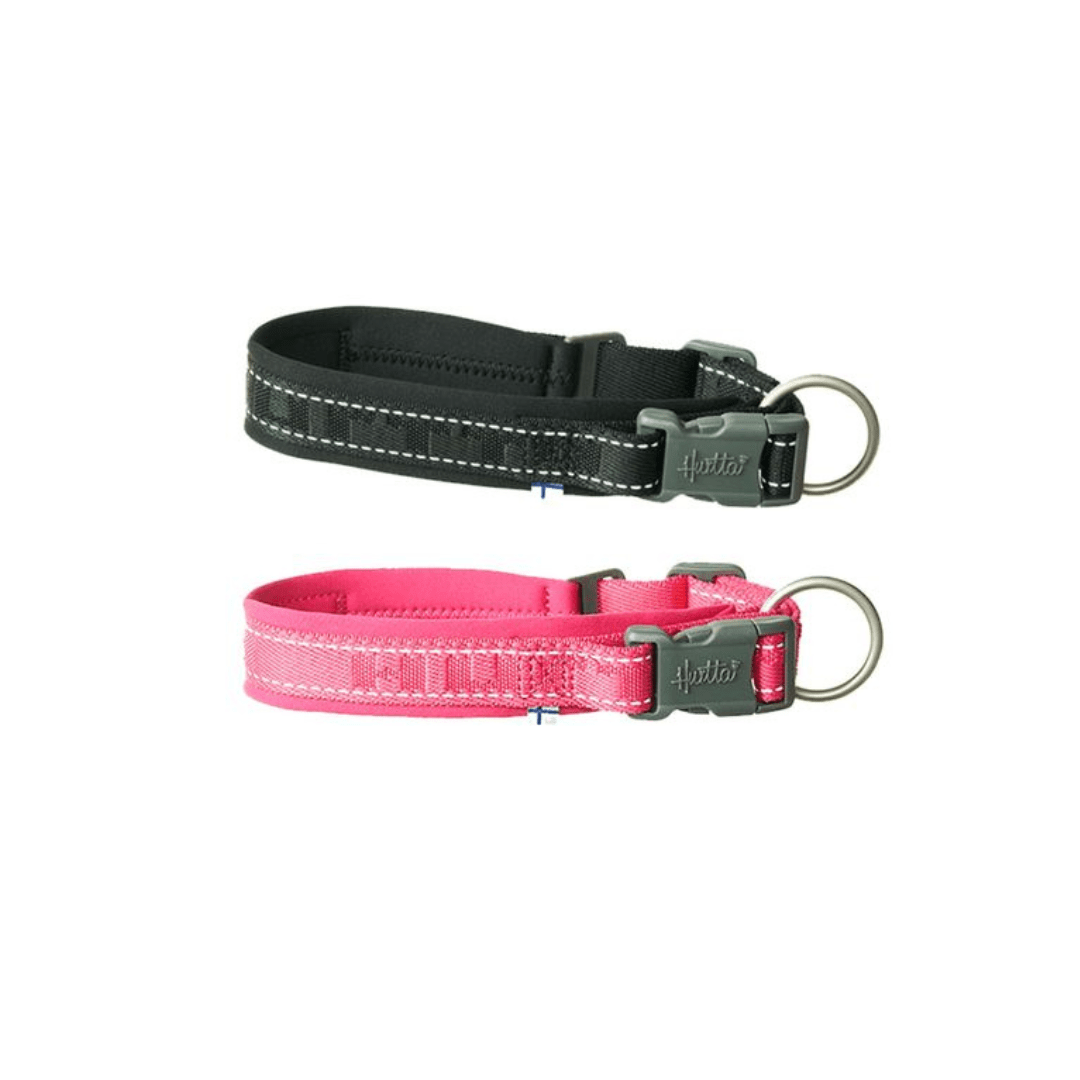 Collier rembourré Casual ECO pour chiens noir