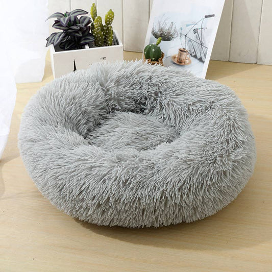 Gris / 50cm Lit doux et apaisant - Qualité supérieure pour chiens et chats - Trois coloris - Trois tailles
