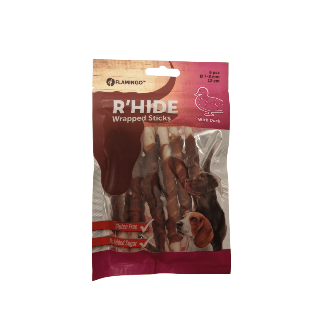 R hide canard wrapped stick 7/8 mm - par 6 pièces 70 g